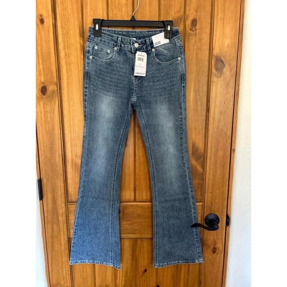 New- Low rise bootcut embellished comfy stretchy jeans